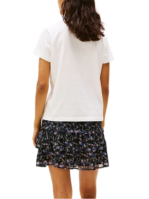 T-shirt bianca in cotone Tommy Jeans | DW0DW21338YBL